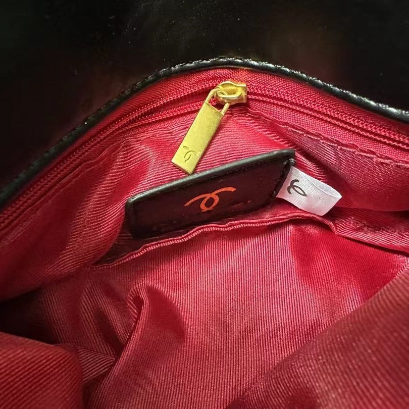 Cross-border High-texture Chanel Style Sheepskin Women's Bag Square Underarm Bag European and American Retro Rhombic Large Capacity Crossbody Bag