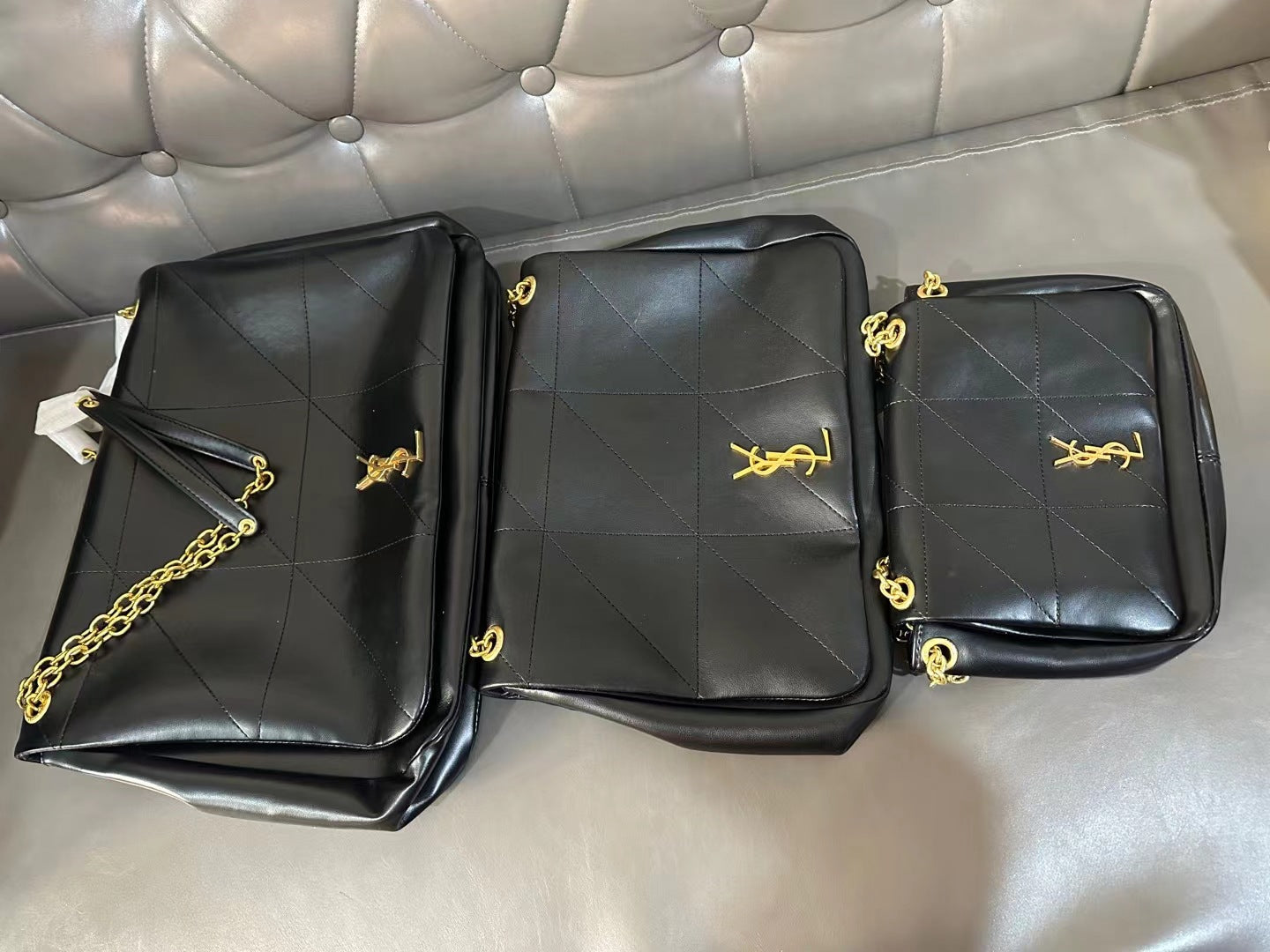 2025 Fashion High-end Bag New Small Square Bag Rhombic Underarm Bag All-match Crossbody Bag Chain Shoulder Bag Fashion Tote