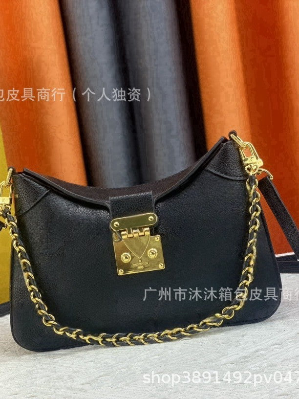 Women's Bag New Chain Horn Underarm Bag Shoulder Crossbody Bag Simple All-match Handbag Bag
