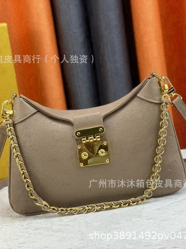 Women's Bag New Chain Horn Underarm Bag Shoulder Crossbody Bag Simple All-match Handbag Bag